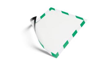 Ramka informacyjna DURAFRAME® MAGNETIC SECURITY A4, zielony/biały, op. 5 szt.