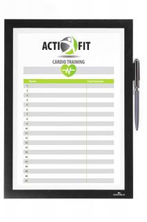 Ramka informacyjna DURAFRAME® NOTE A4, czarny