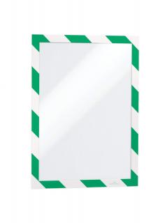 Ramka informacyjna DURAFRAME® SECURITY A4, zielony/biały, op. 2 szt.
