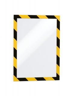 Ramka informacyjna DURAFRAME® SECURITY A4, żółty / czarny, op. 2 szt.