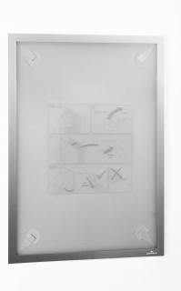 Ramka informacyjna DURAFRAME® WALLPAPER A3, srebrny, 1 szt
