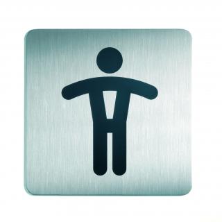 Tabliczka informacyjna 150x150 mm symbol "WC męski"