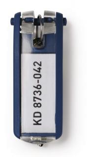 Zawieszki do kluczy KEY CLIP, granatowy
