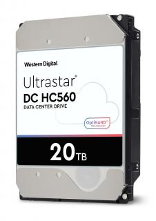 Dysk serwerowy HDD Western Digital Ultrastar DC HC560 WUH722020ALE6L4 (20 TB; 3.5 ; SATA III)