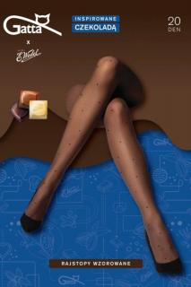 GATTA Rajstopy damskie  WEDEL TIGHTS 20 DEN-01