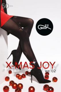GATTA Rajstopy damskie X-MAS JOY - 02-5