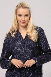 KEY PIŻAMA DAMSKA ROZPINANA  LNS 911 B24 2XL-3XL