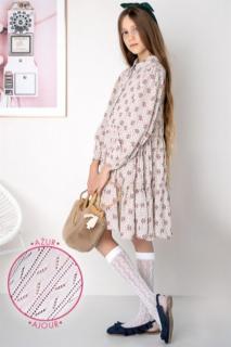 KNITTEX DZIEWCZĘCE PODKOLANÓWKI AŻUROWE MABEL DR2306