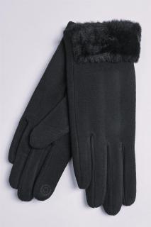 NOVITI RĘKAWICZKI DAMSKIE Z FUTREM RW042