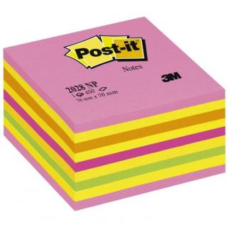 Bloczek 3M Post-it 2028-NP 76x76mm różowo-żółty 450k