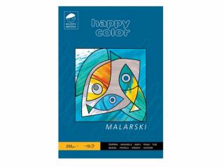 Blok malarski A4/10 200g Mały Artysta Happy Color