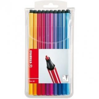 Flamastry Stabilo Pen mix 20 kolorów