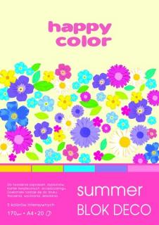 Happy Color blok kolor mix Summer A4/20 170g Deco