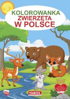 Kolorowanka A4 Zwierzęta w Polsce