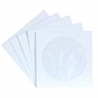 Koperta biała CD z okienkiem