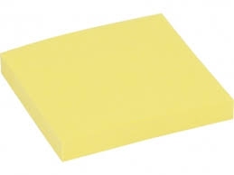 Notes samoprzylepny 50x40 pastel żółty TRES