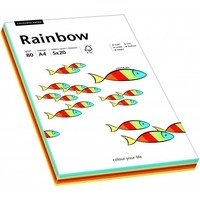 Papier ksero A4 80g Rainbow mix intensywny 100ark