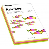 Papier ksero A4 80g Rainbow mix pastelowy 100ark