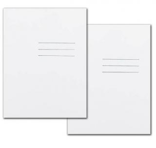 Skoroszyt papierowy z listwą A4  350g biały