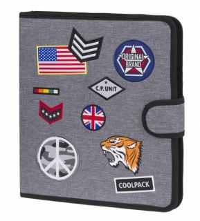 Teczka wielofunkcyjna Coolpack Badges Grey A406
