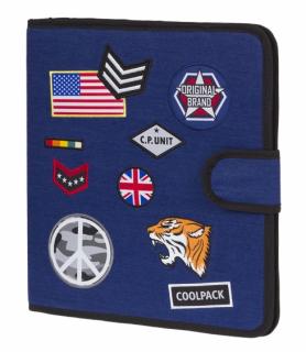 Teczka wielofunkcyjna Coolpack Badges Navy A413