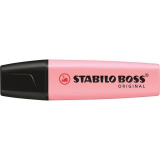 Zakreślacz fluorescencencyjny Stabilo Boss pastelowy różowy