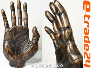 Rzeźba DŁOŃ Ręka - Twarde Drewno Dokładność