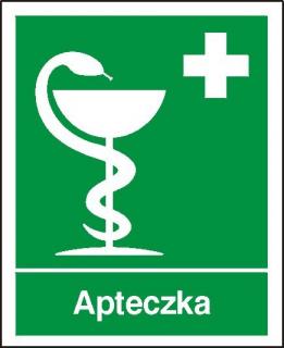 EG-tablice „Apteczka#8221; pionowa