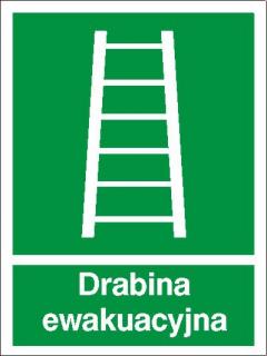 EG-tablice „Drabina ewakuacyjna#8221;