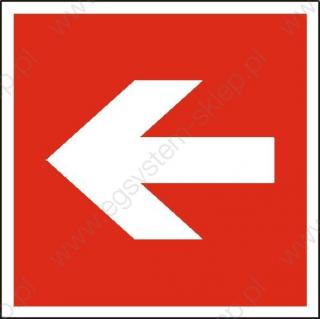 EG-tablice „Kierunek do miejsca rozmieszczenia sprzętu pożarniczego lub urządzenia ostrzegającego