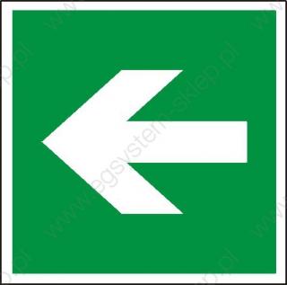 EG-tablice „Kierunek drogi ewakuacyjnej (znak do stosowania tylko z innymi znakami)