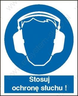 EG-tablice „Nakaz stosowania ochrony słuchu