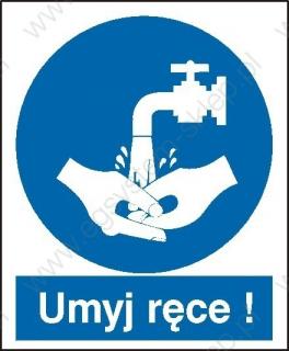 EG-tablice „Nakaz umycia rąk