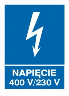 EG-tablice „Napięcie 400 V/230 V#8221;