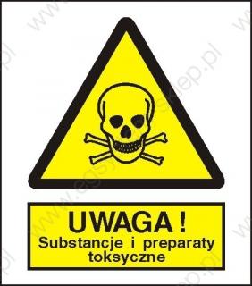EG-tablice „Ostrzeżenie przed substancjami i preparatami toksycznymi