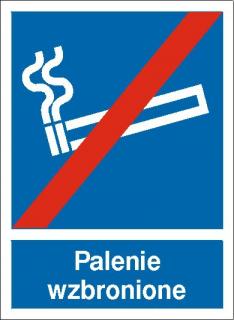 EG-tablice „Palenie wzbronione#8221; pionowa