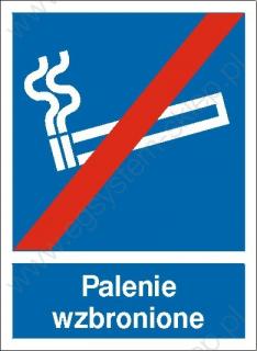 EG-tablice „Palenie wzbronione pionowa