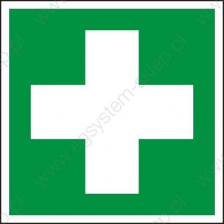 EG-tablice „Pierwsza pomoc medyczna kwadratowa
