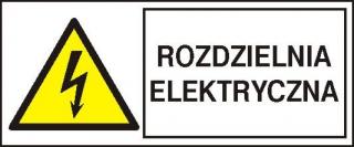 EG-tablice poziomo „Rozdzielnia elektryczna#8221;