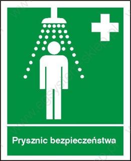 EG-tablice „Prysznic bezpieczeństwa