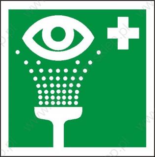 EG-tablice „Prysznic do przemywania oczu