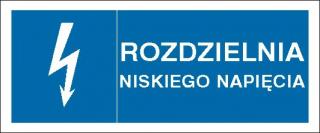 EG-tablice „Rozdzielnia niskiego napięcia#8221; pozioma