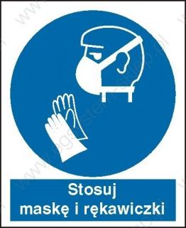 EG-tablice „Stosuj maskę i rękawiczki