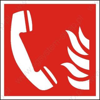 EG-tablice „Telefon alarmowania pożarowego