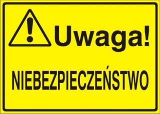 EG-tablice „Uwaga! Niebezpieczeństwo#8221;