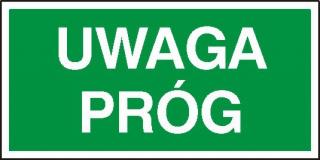 EG-tablice „Uwaga próg#8221;