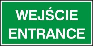 EG-tablice „Wejście entrance#8221;