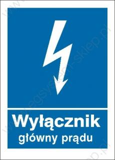 EG-tablice „Wyłącznik główny prądu