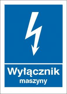 EG-tablice „Wyłącznik maszyny#8221;