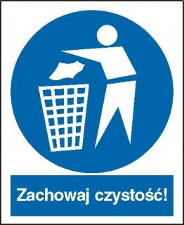 EG-tablice „Zachowaj czystość#8221;